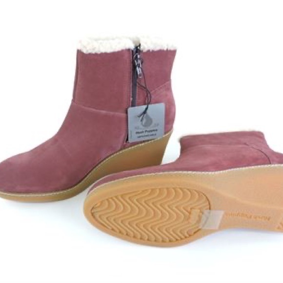 Hush Puppies Ani Hyde Waterproof Suede Ankle Boots, Size 9.5 - Picture 2 of 8